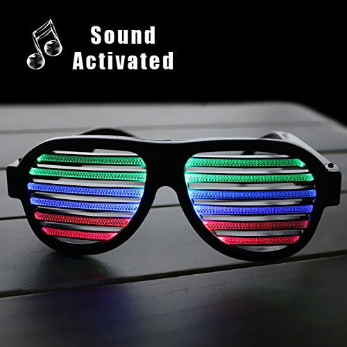 LED Party Glasses Neon - Aviator (Wireless)