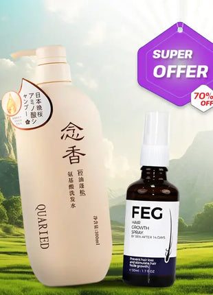 FEG باقة شامبو ساكورا وبخاخ