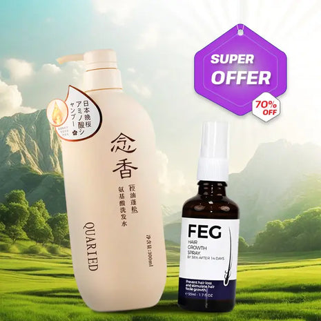 FEG باقة شامبو ساكورا وبخاخ