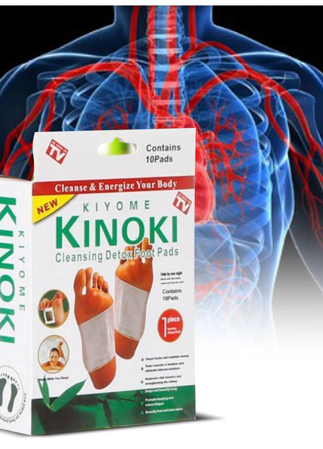 لاصقات عشبية لازالة السموم من القدمين