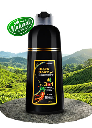 شامبو صبغ الشعر الأسود