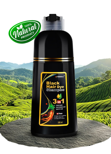 شامبو صبغ الشعر الأسود